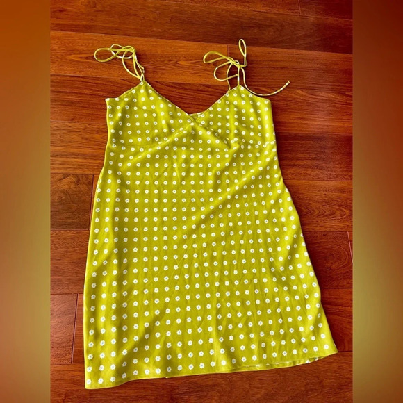 Levi’s GEM SLIP DRESS floral green size extra large - Picture 3 of 13